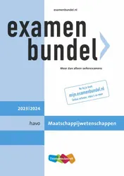 Omslag van havo Maatschappijwetenschappen 2023/2024