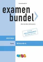 Omslag van havo Wiskunde A 2023/2024