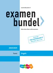 Omslag van havo Engels 2024/2025
