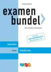 Omslag van Examenbundel online + boek havo Scheikunde 2024/2025