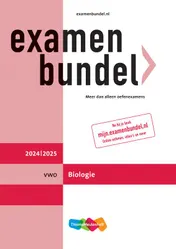 Omslag van Examenbundel online + boek vwo Biologie 2024/2025