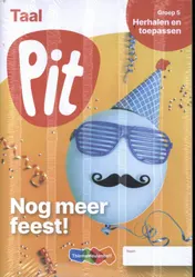 Omslag van Pit Taal leerwerkschrift groep 5 - blok 4 t/m 6 en herhalen en toepassen