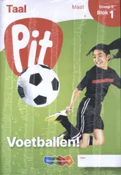 Omslag van Pit Taal leerwerkschrift maat groep 5 - blok 1 t/m 3