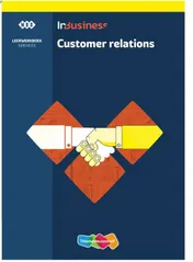 Omslag van InBusiness Services Customer relations leerwerkboek + online verwerking