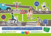 Omslag van Schoolverkeersexamen 2021-2022 Antwoordenboekje