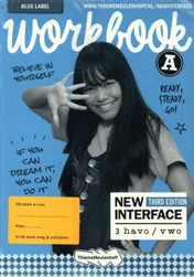 Omslag van New Interface online + boek 3 havo Blue label | LIFO-totaal