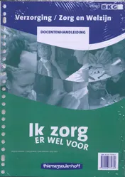 Omslag van Verzorging/Zorg en welzijn docentenhandleiding