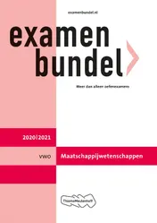 Omslag van vwo Maatschappijwetenschappen 2020/2021