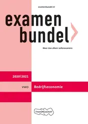 Omslag van vwo Bedrijfseconomie 2020/2021