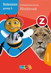 Omslag van Z-Rekenen groep 5 Verhaaltjessommen Werkboek Ajodakt