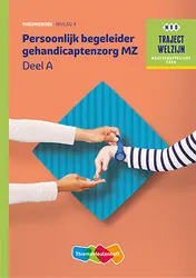 Omslag van Traject Welzijn Theorieboek Persoonlijk begeleider gehandicaptenz+SL