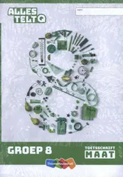 Omslag van Alles telt Q Toetsschrift Maat groep 8 (set a 5 ex)