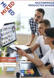 Omslag van MIXED LRN-line online + boek Multimediale producten maken 3/4 vmbo