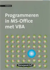 Omslag van Programmeren in MS-Office met VBA