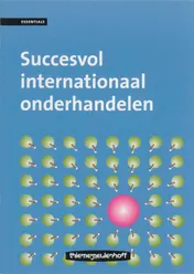 Omslag van Succesvol internationaal onderhandelen