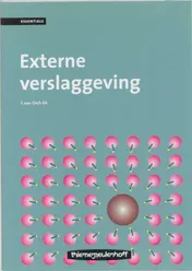 Omslag van Externe verslaggeving