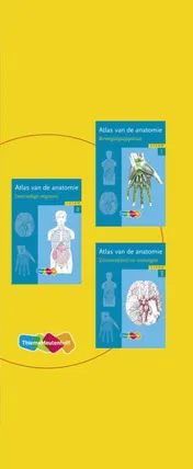 Omslag van Atlas van de anatomie set van delen 1,2 en 3