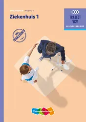 Omslag van Traject Combipakket Ziekenhuis deel 1 niv 4 boek en totaallicentie 1 jaar