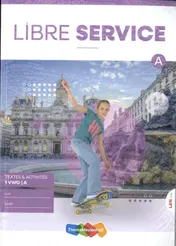 Omslag van Libre Service junior LRN-line boek 1 vwo