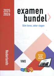 Omslag van vwo 2025/2026