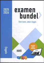 Omslag van havo 2025/2026