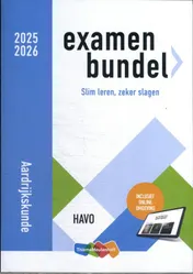 Omslag van havo Aardrijkskunde 2025/2026