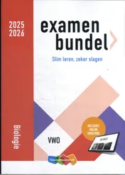 Omslag van vwo Biologie 2025/2026