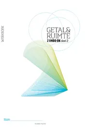 Omslag van Getal & Ruimte 10e ed werkboek 2 vmbo-bk deel 2