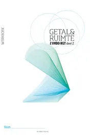 Omslag van Getal & Ruimte 10e ed werkboek 2 vmbo-kgt deel 2
