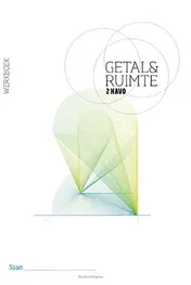 Omslag van Getal & Ruimte 10e ed havo 2 werkboek