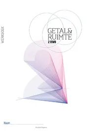 Omslag van Getal & Ruimte 10e ed vwo 2 werkboek