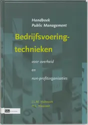 Omslag van Bedrijfsvoeringtechnieken voor overheid en non-profitorganisaties