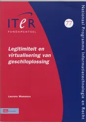 Omslag van Legitimiteit en virtualisering van geschiloplossing