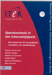 Omslag van Openbaarheid in het internettijdperk