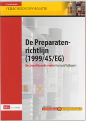 Omslag van De Preparatenrichtlijn (1999/45/EG)