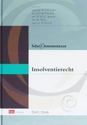 Omslag van Sdu Commentaar Insolventierecht