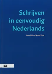 Omslag van Schrijven in eenvoudig Nederlands
