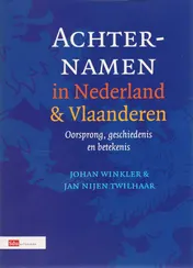 Omslag van Achternamen in Nederland en Vlaanderen