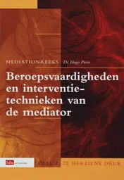 Omslag van Beroepsvaardigheden en interventietechnieken van de mediator