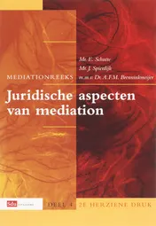 Omslag van Juridische aspecten van mediation
