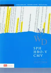 Omslag van Verzameling Nederlandse Wetgeving MWD/SPH/HBO-V/CMV