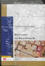 Omslag van Combipakket Wetgeving en Rechtspraak Personen- en Familierecht