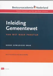 Omslag van Inleiding Gemeentewet