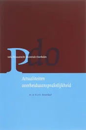 Omslag van Actualiteiten overheidsaansprakelijkheid
