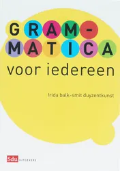 Omslag van Grammatica voor iedereen