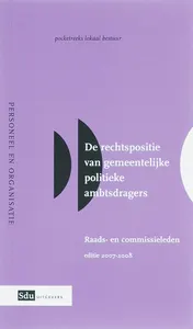 Omslag van de rechtspositie van gemeentelijke politieke ambtsdragers