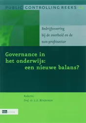 Omslag van Governance in het onderwijs : een nieuwe balans