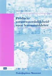 Omslag van Productverantwoordelijkheid voor levensmiddelen