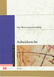 Omslag van Sdu Wettenverzameling Arbeidsrecht
