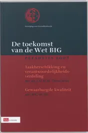 Omslag van De toekomst van de Wet BIG